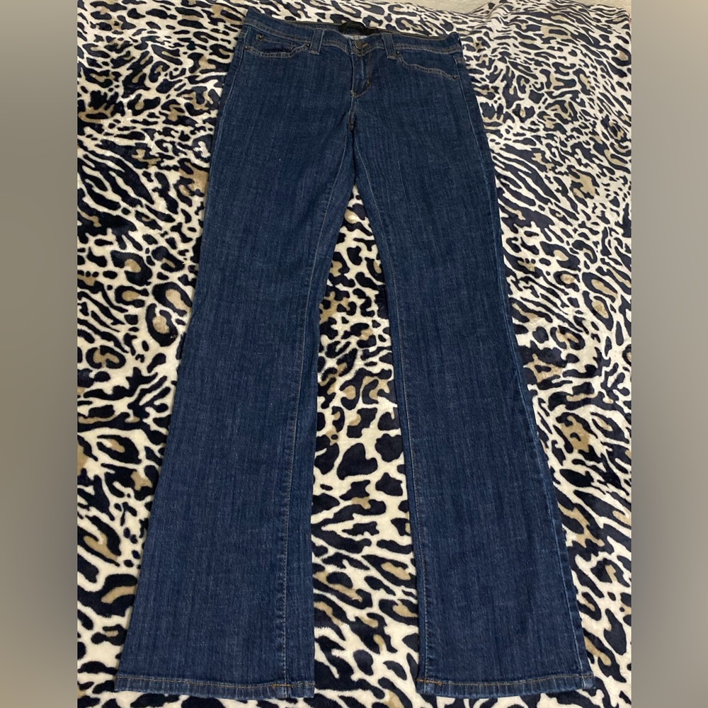 Eunina Dark Blue Flare Jeans